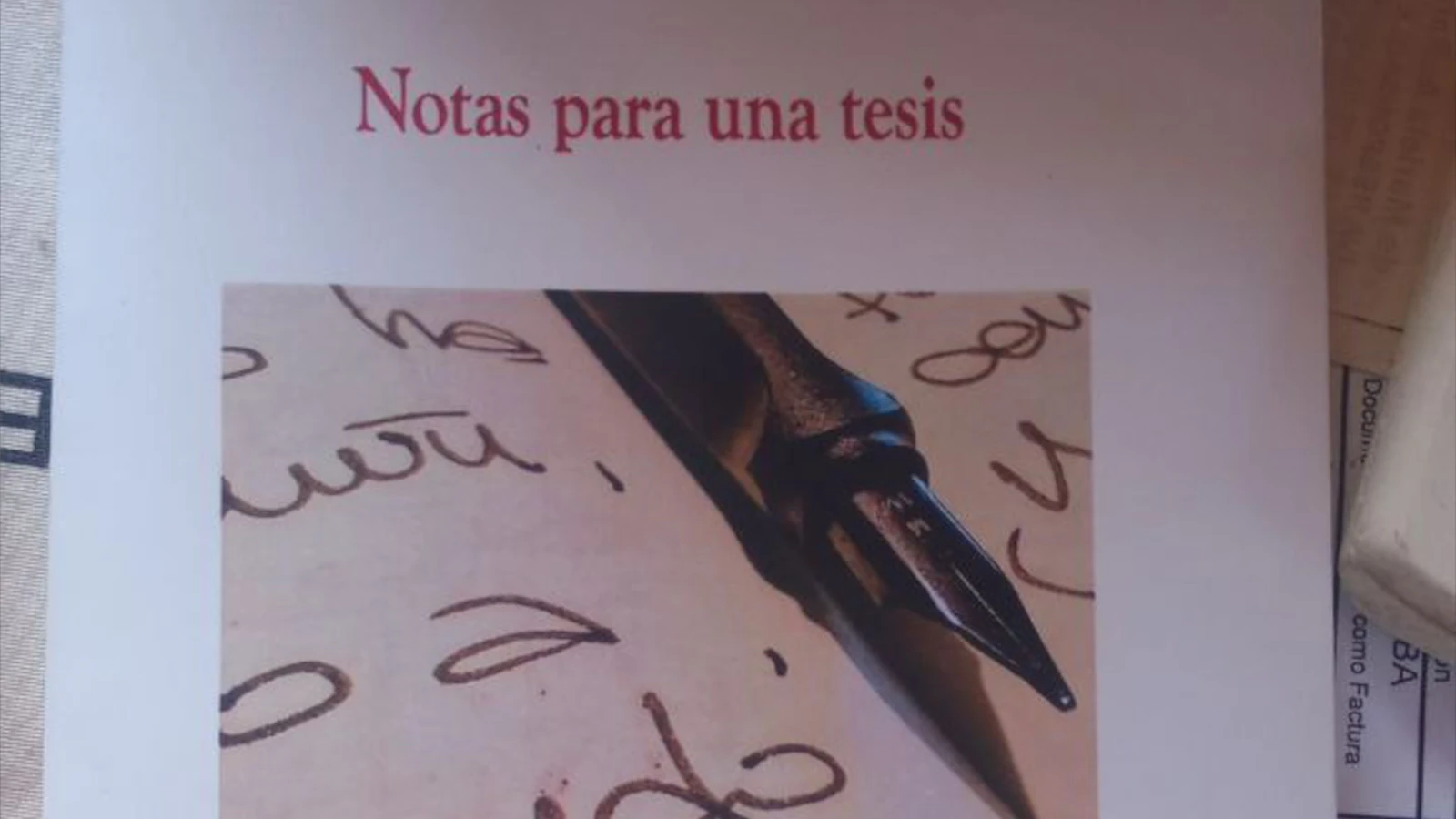 Notas para una Tesis